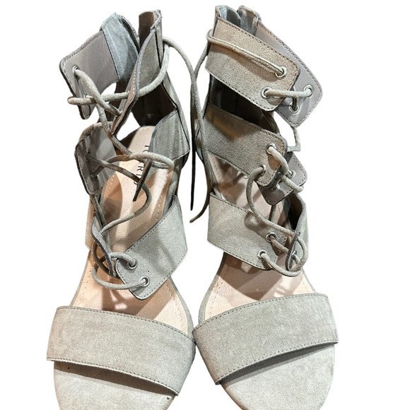 Torrid Women's Eyelet Caged Heel Taupe‎ Size 8 Excellent Condition - Picture 4 of 8